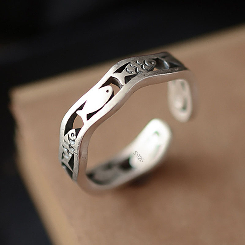 Men'S Minimalist Accessories - Anelli in argento sterling 925 per