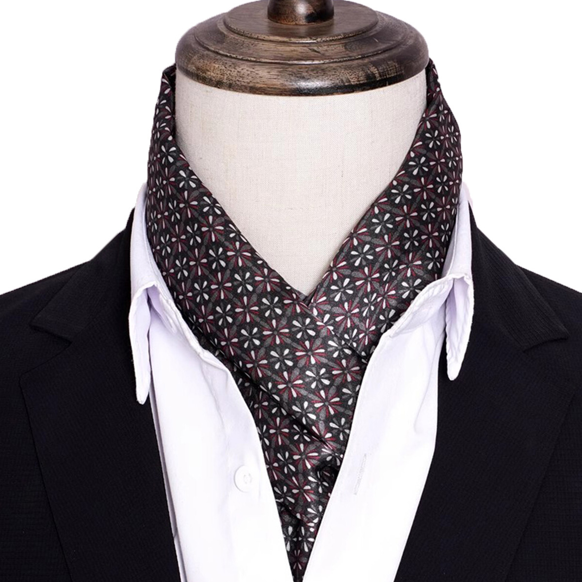 Men'S Accessories Premium - Sciarpa di seta a righe da