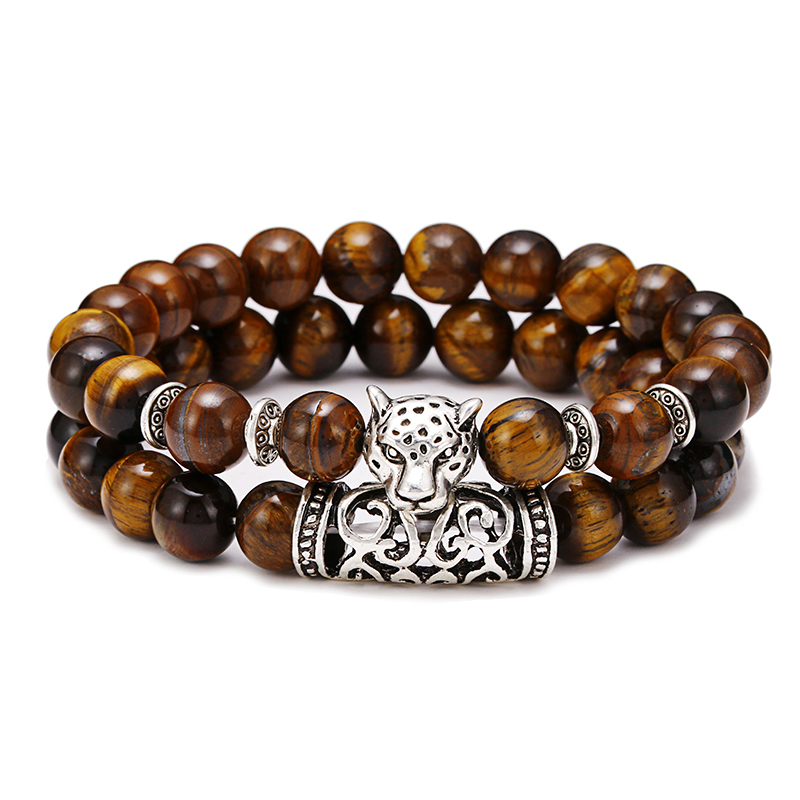 Men'S Accessories Premium - Premium 2 Pz/set Leopardo In Rilievo