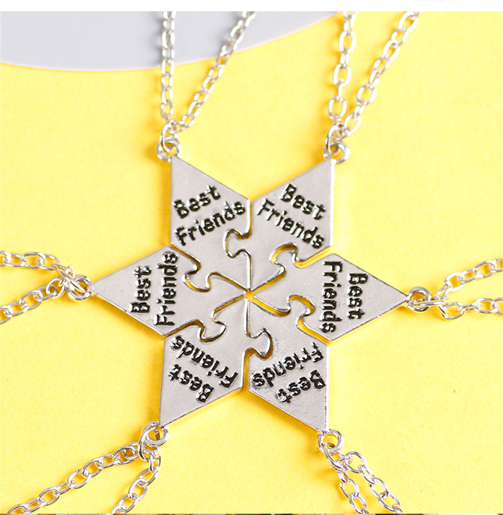 Men'S Accessories Best - 6 pezzi/set collana migliore amico ciondolo