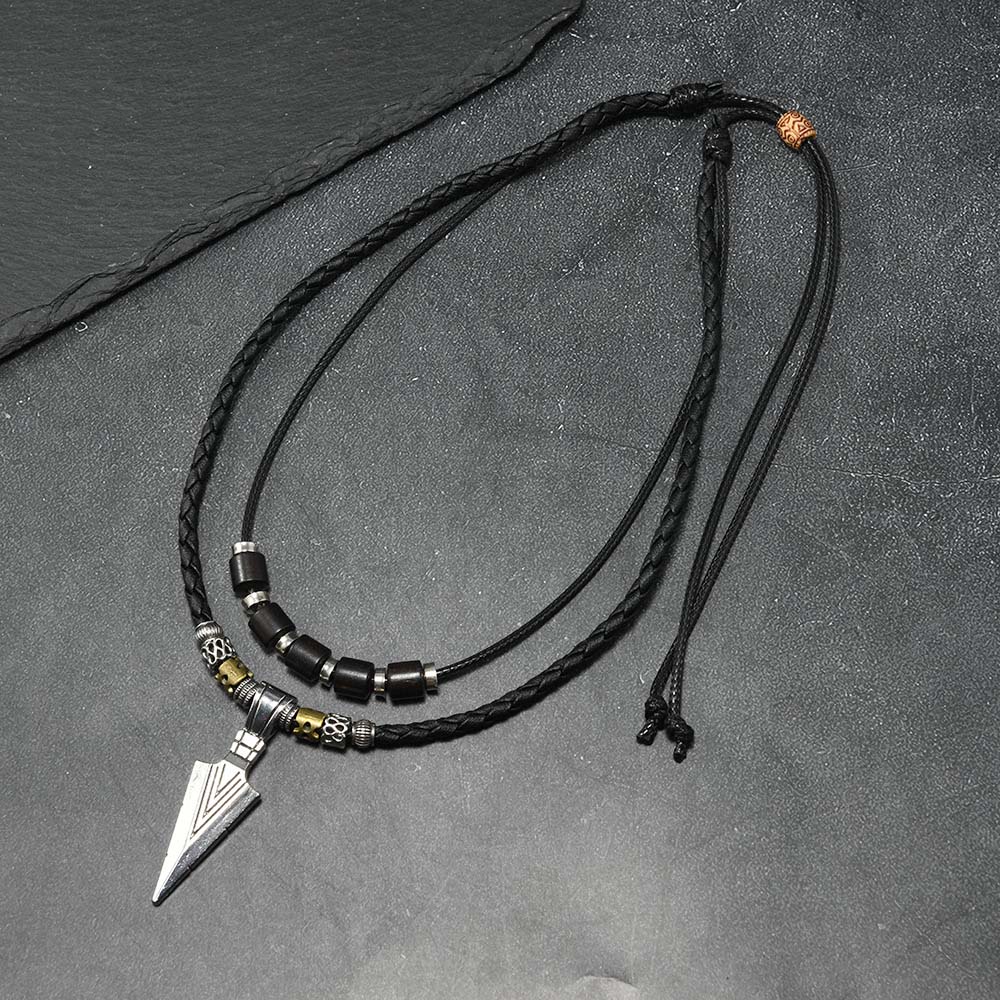 Men Accessories Ethnic - Collana da uomo con punta di