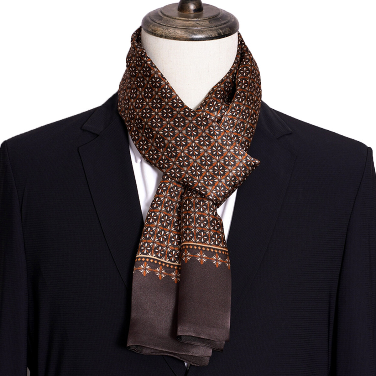 Sciarpa di seta a righe da uom - Men'S Accessories Premium recensione e prezzo