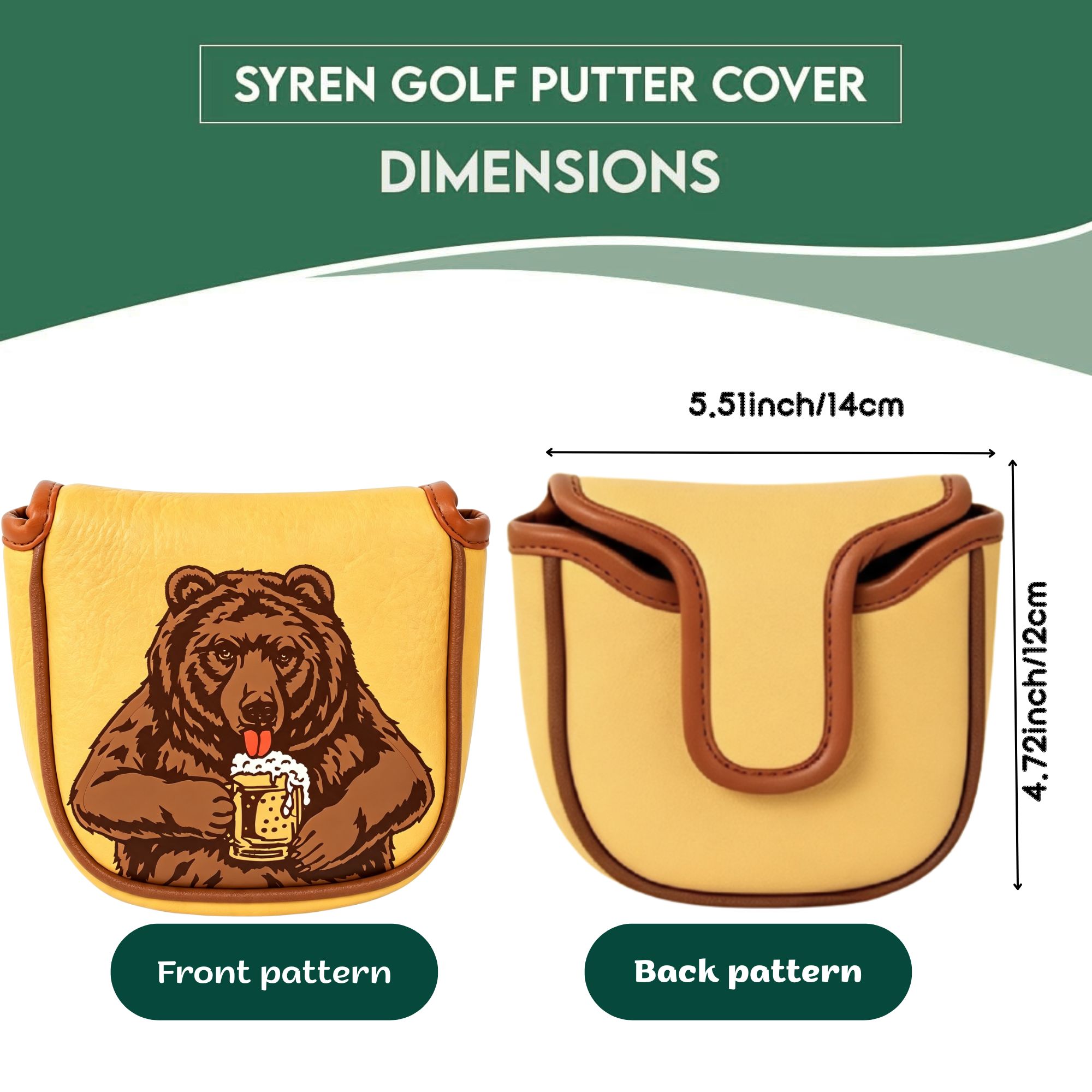 Copritesta da golf ricamato co - Men'S Accessories Golf recensione e prezzo