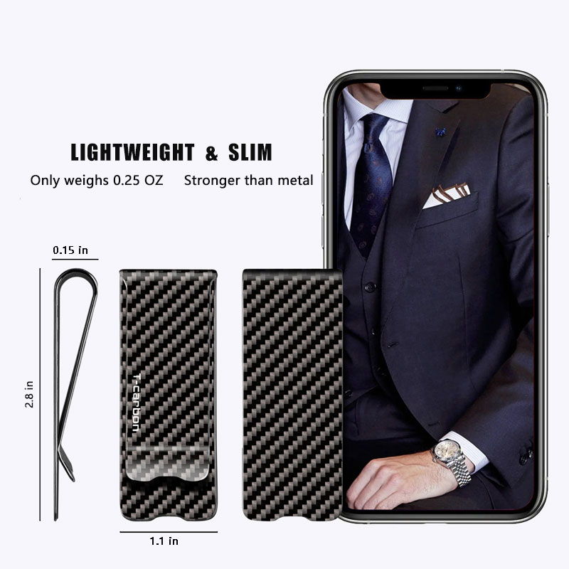 Fermasoldi in fibra di carboni - Money Clip Slim recensione e prezzo