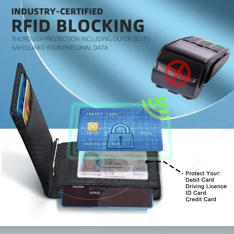 Portacarte RFID da Uomo, Porta - Money Clip Slim recensione e prezzo