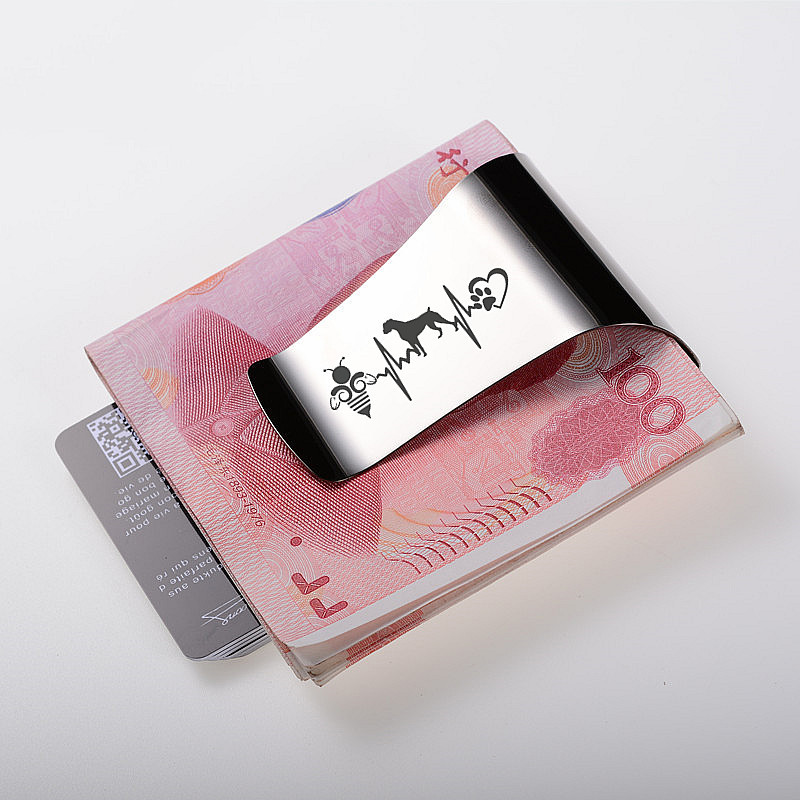 QOONG Lettering Personalizzato - Money Clip Slim recensione e prezzo