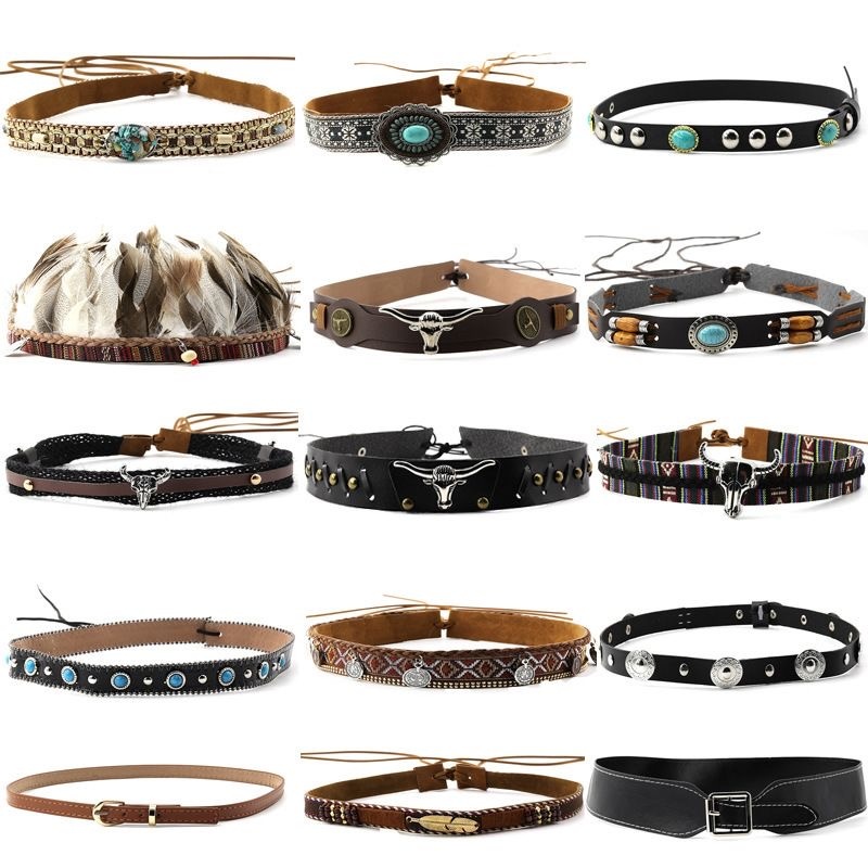 Cintura in Stile Etnico Retrò, - Men Accessories Ethnic recensione e prezzo
