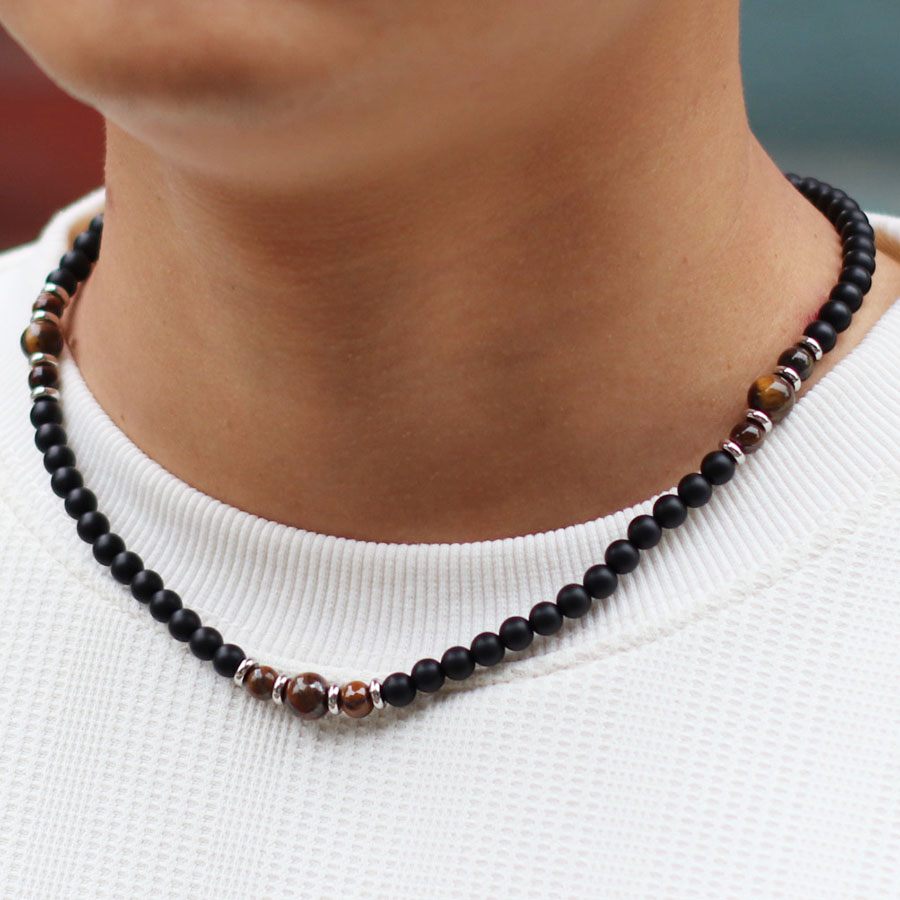Collana in pietra di onice nat - Men'S Accessories Premium recensione e prezzo