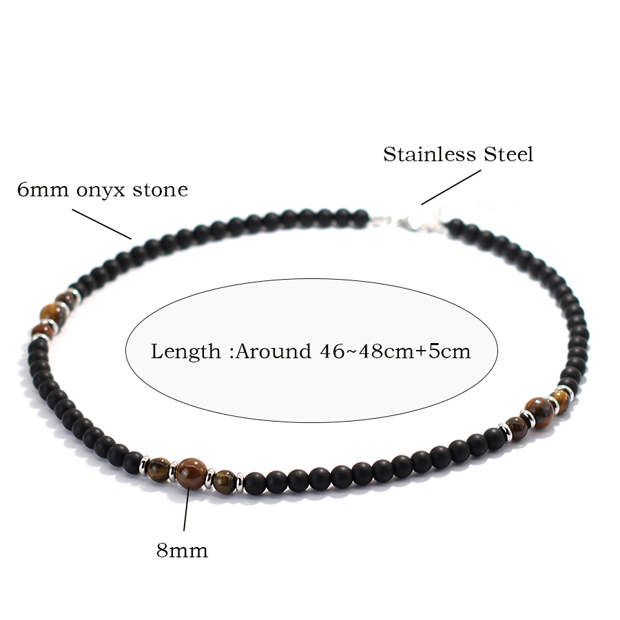 Collana in pietra di onice nat - Men'S Accessories Premium recensione e prezzo