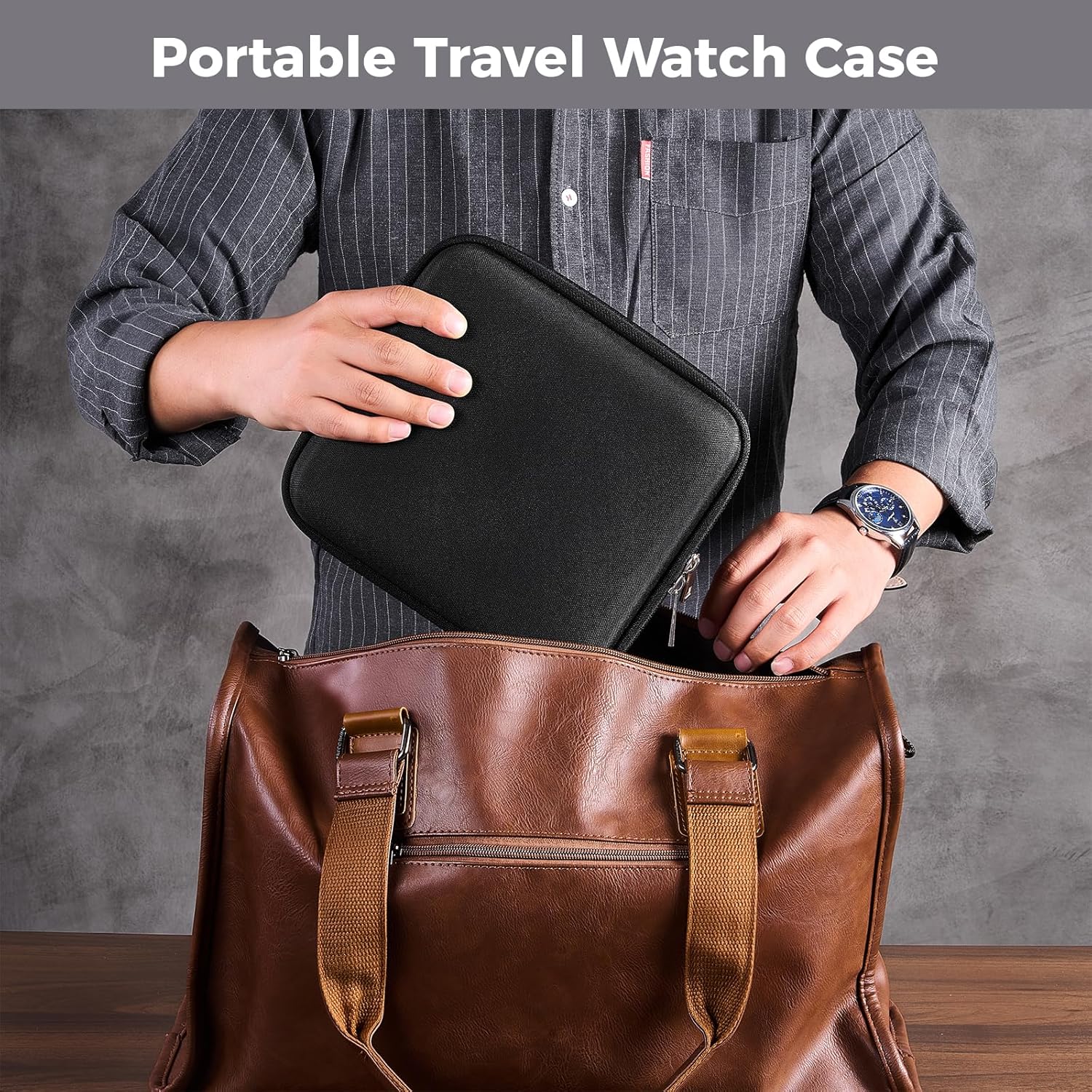 Custodia da viaggio per orolog - Men'S Accessories Watches recensione e prezzo