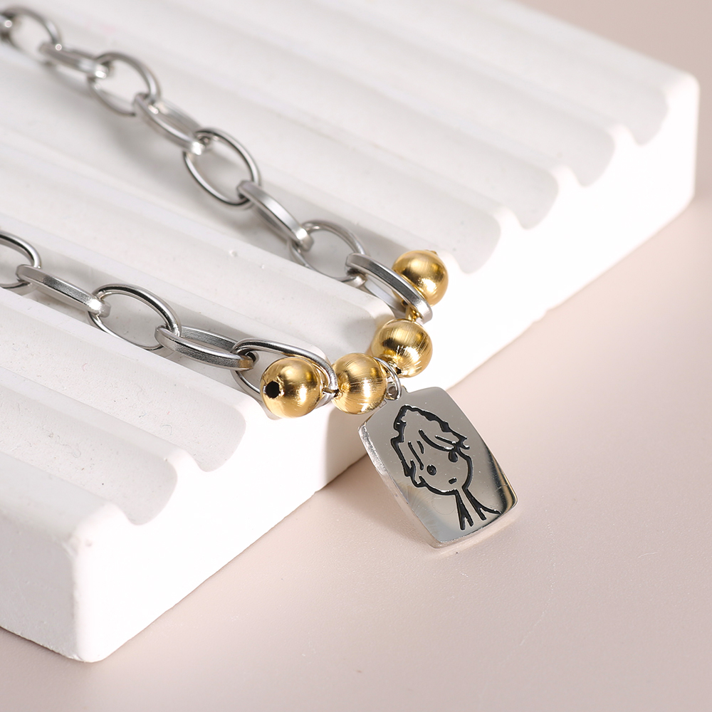 Collana con Ciondolo Quadrato  - Men'S Accessories High End recensione e prezzo