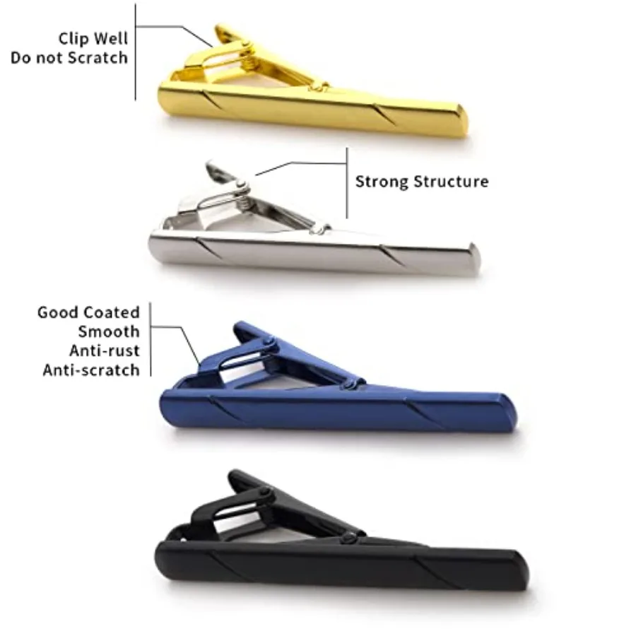 4 fermagli per cravatta da uom - Men'S Accessories With Suits recensione e prezzo