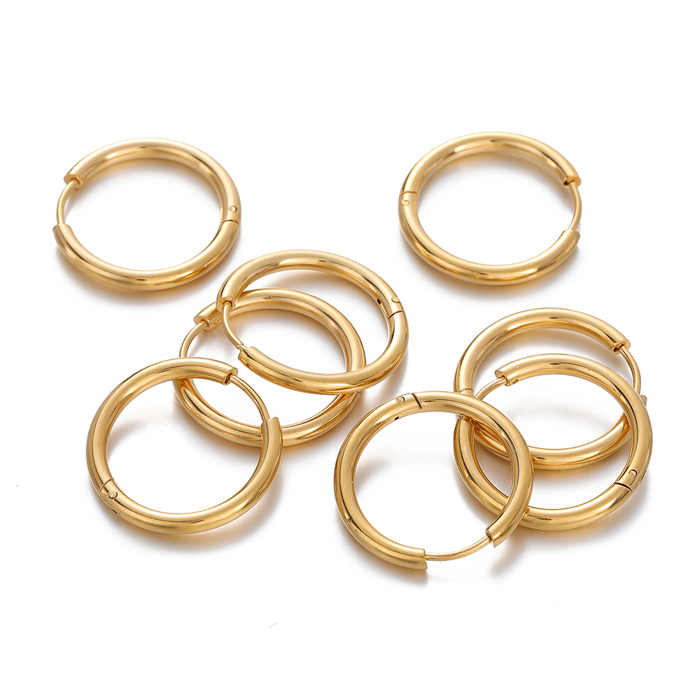 2 pezzi di orecchini a cerchio - Men Accessories Earrings recensione e prezzo