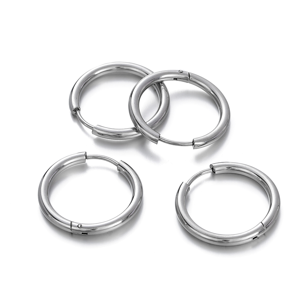 2 pezzi di orecchini a cerchio - Men Accessories Earrings recensione e prezzo