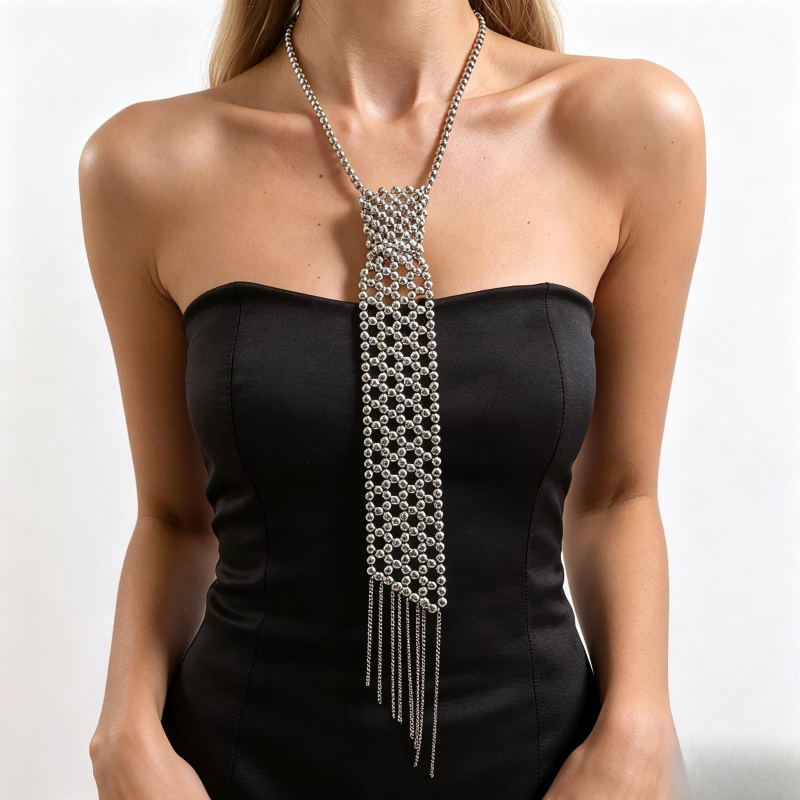 Collana con fiocco in perle fi - Men'S Accessories High End recensione e prezzo